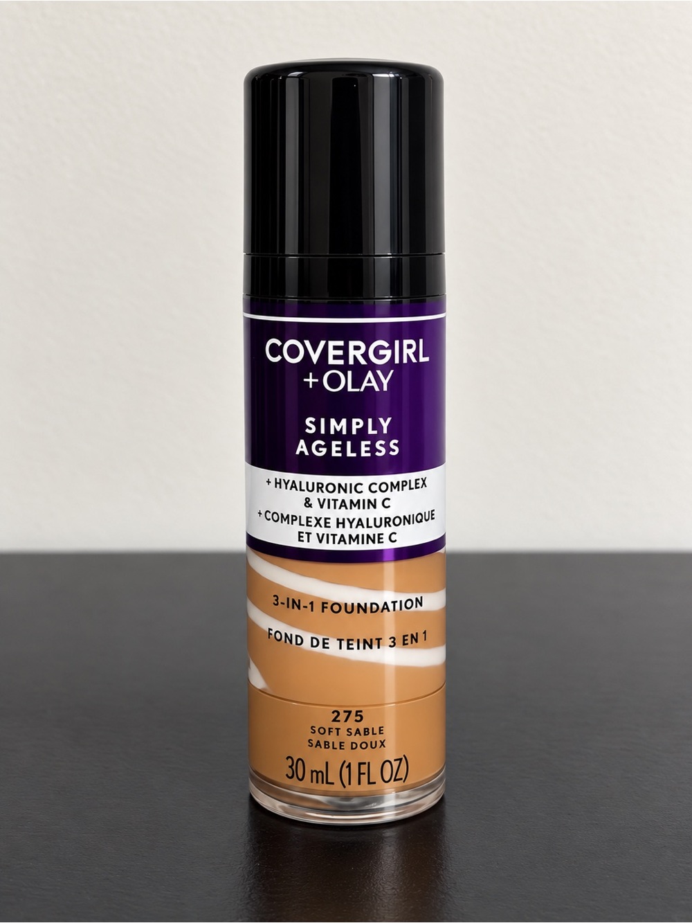 COVERGIRL + Olay Simply Ageless 3-in-1 Foundation - Soft Sable 275 Dark